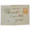13 Oblitéré PC 2230 du 24/12/1855 - Depart Navarrenx (64) - Cote 45 Euros