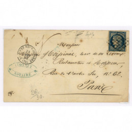 4 Oblitéré Grille du 1850 -...