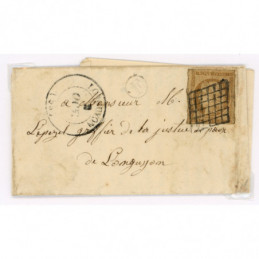 1 Oblitéré Grille - Depart...