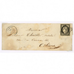 3 Oblitéré Grille du 1850 -...