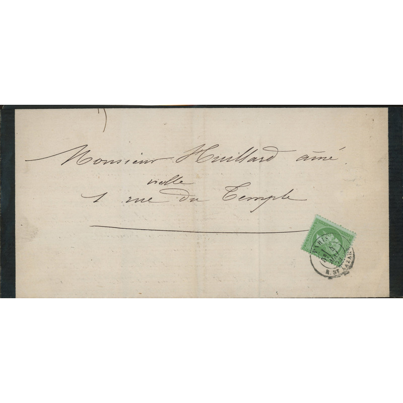 20 Oblitéré Cachet a Date du 04/05/1872 - Depart Paris (60) - Cote 75 Euros
