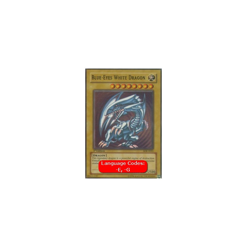 SDK-001 - Blue-eyes White Dragon- Starter Deck : Kaiba - Ultra Rare Version US