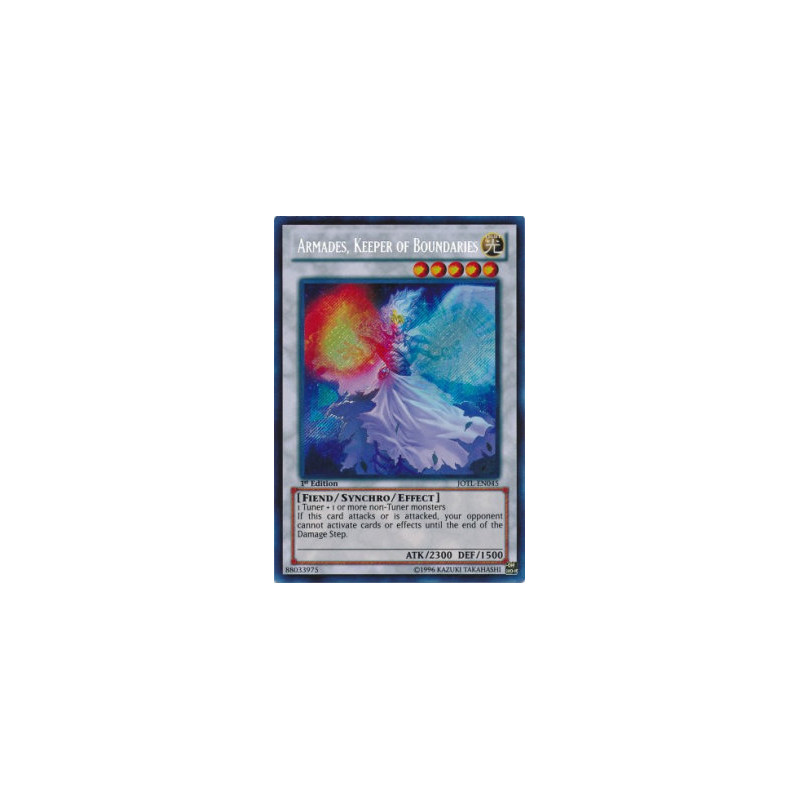JOTL-EN045 - Armades, Keeper of Boundaries- Judgment of the light - Secret Rare Version US