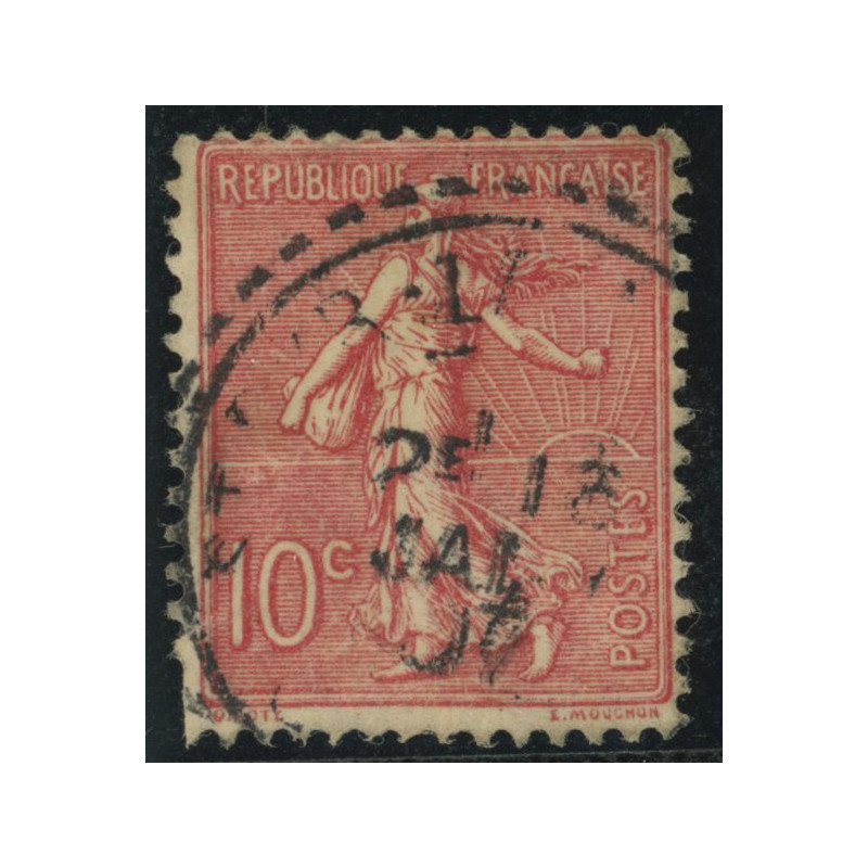 YT 129 - Oblitere - Cachet Perle - Type III