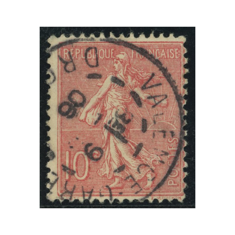 YT 129 - Oblitere - Valence Gare 1906 - Type III