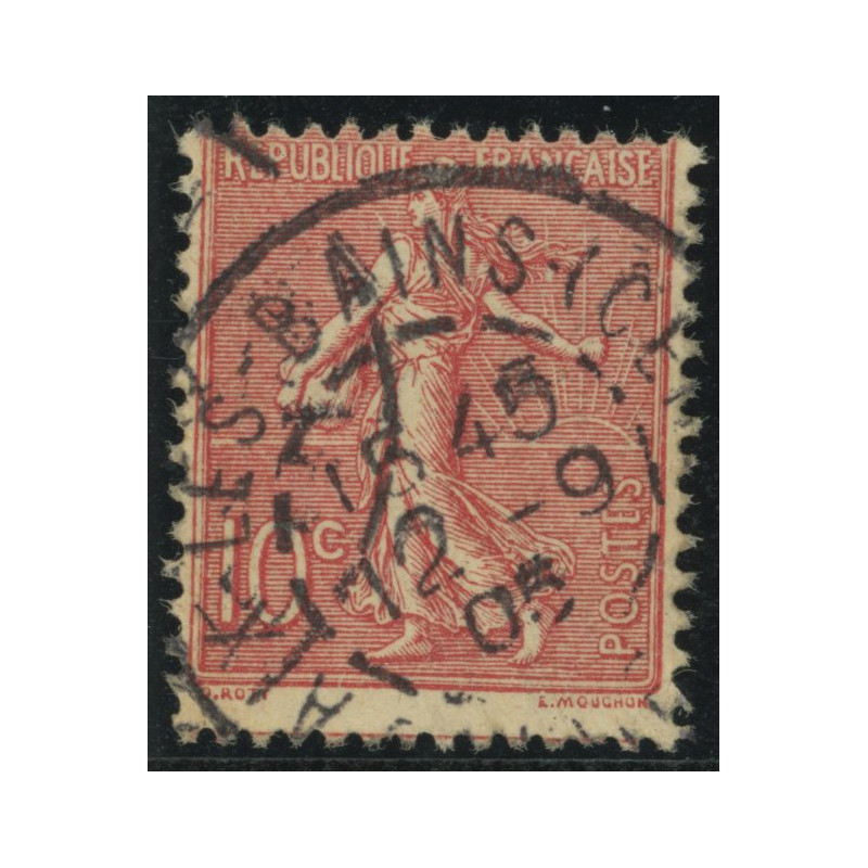 YT 129 - Oblitere - Aix les Bains du 12/09/1905 - Type III