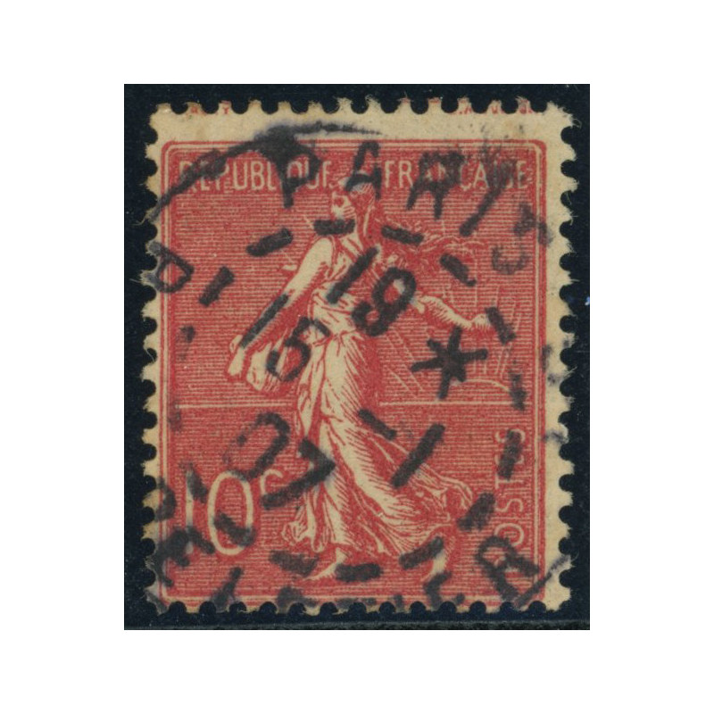 YT 129 - Oblitere - Paris 15/01/1907 - Type III
