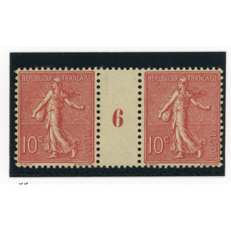 YT 129 - Neuf xx - Millesime 6 - Type III - Cote 100