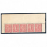 YT 129 - Neuf xx - Bande de 5 - coin de feuille - Type I