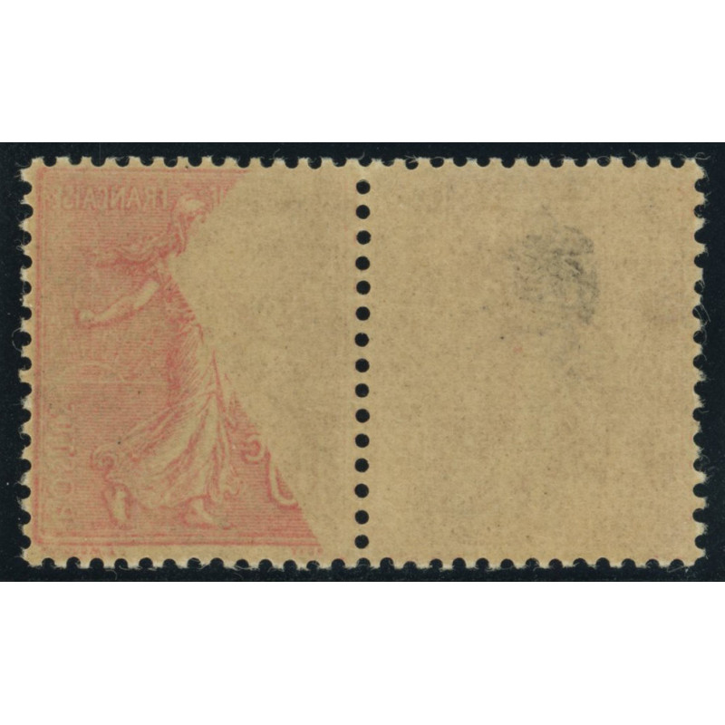 YT 129 - Neuf xx - Paire - Recto verso partiel