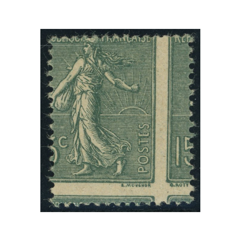 YT 130 - Neuf x - Variete - Impression a Cheval