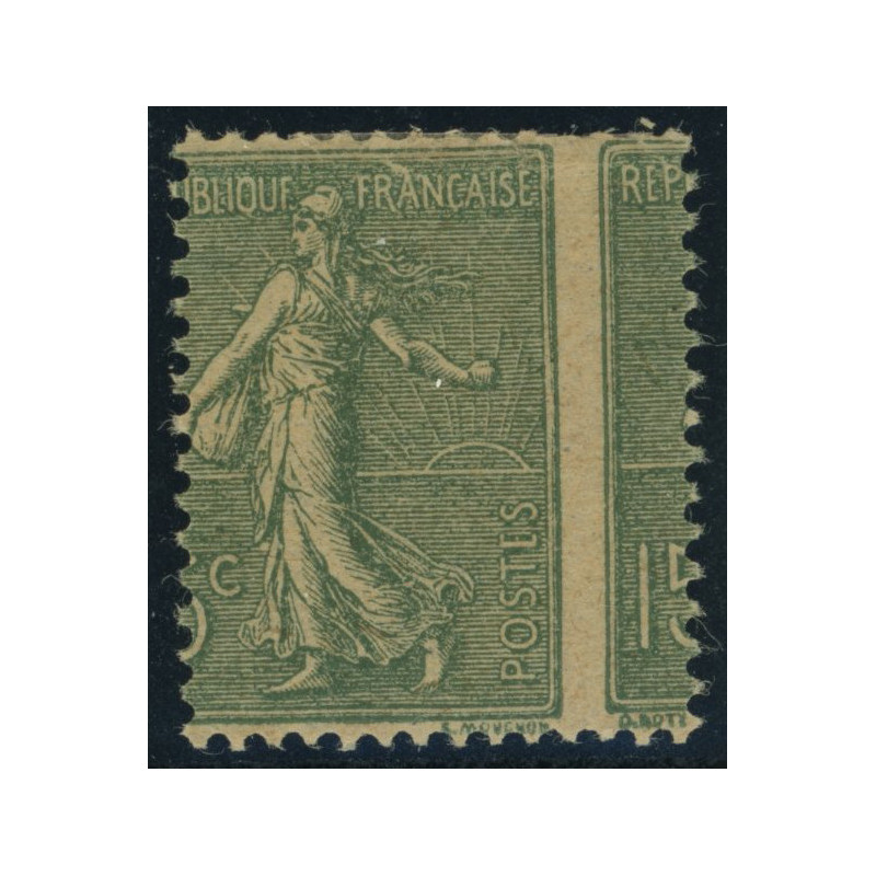 YT 130 - Neuf x - Variete - Impression a Cheval