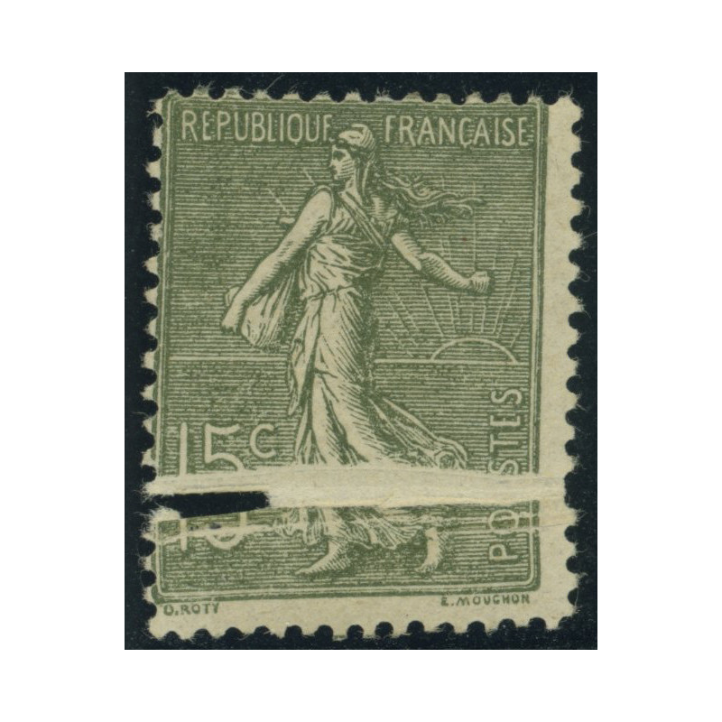 YT 130 - Neuf x - Variete - Plis Accordon