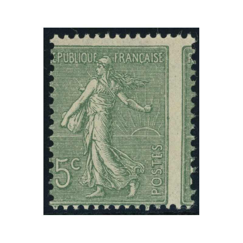 YT 130 - Neuf xx - Variete - Impression a Cheval