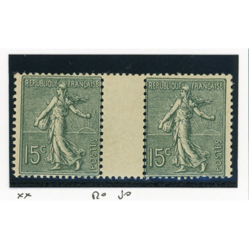 YT 130 - Neuf xx - Variete - Impression Recto Verso - Intervalle