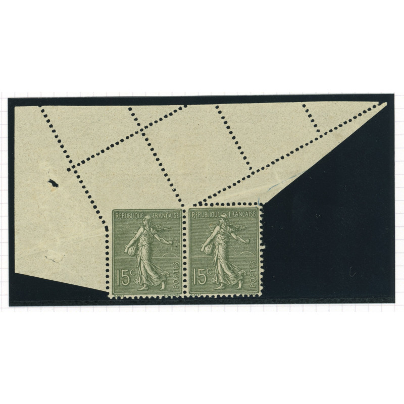 YT 130 - Neuf xx - Variete - Piquage Oblique - Paire