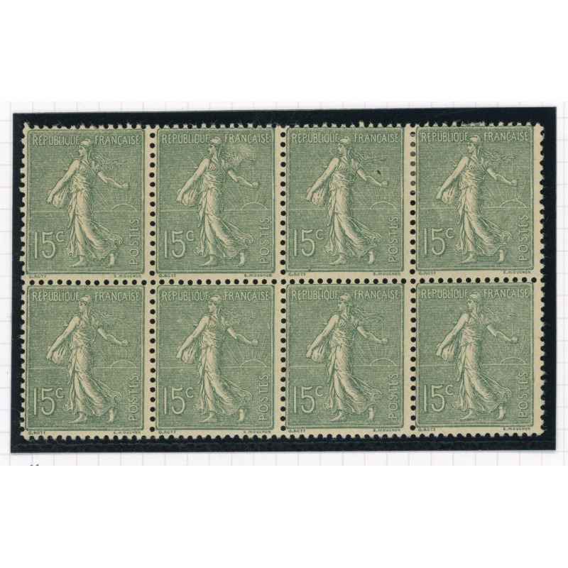 YT 130 - Neuf x - Bloc de 8