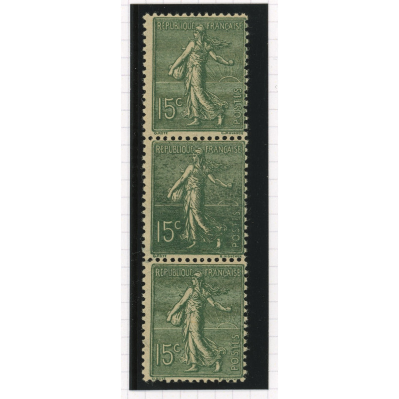 YT 130 - Neuf xx - Variete - Couleur - Bande de 3