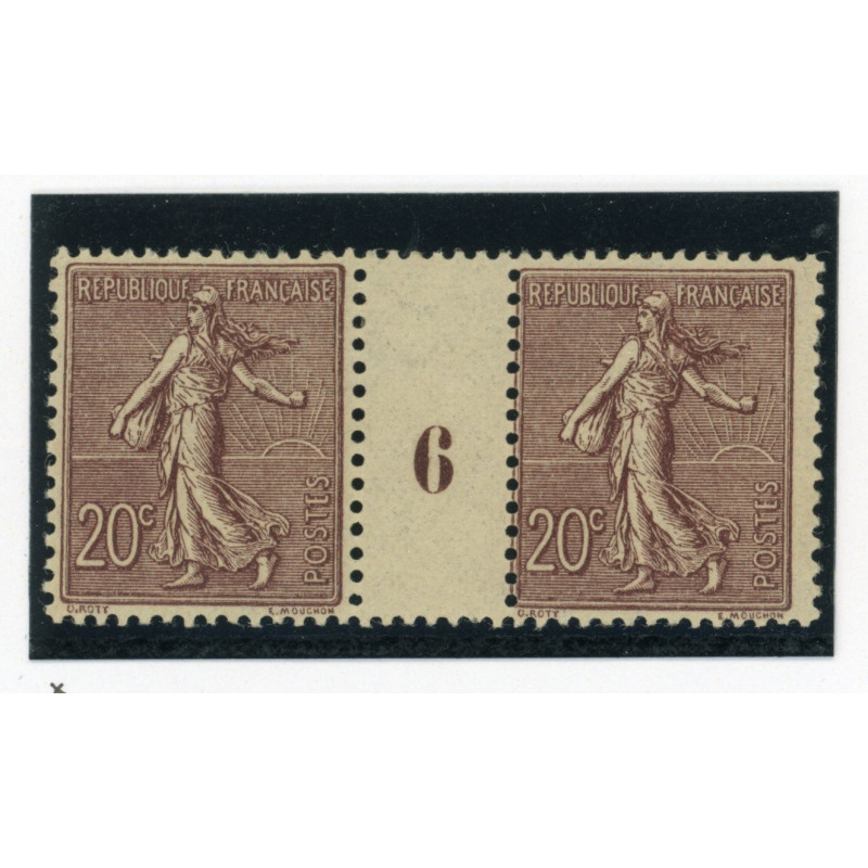 YT 131 - Neuf x - Millesime 6 - Cote 280