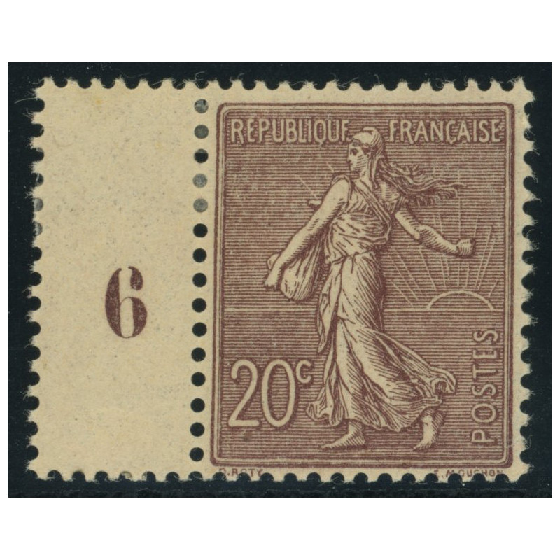 YT 131 - Neuf x - Millesime 6 - Cote 280