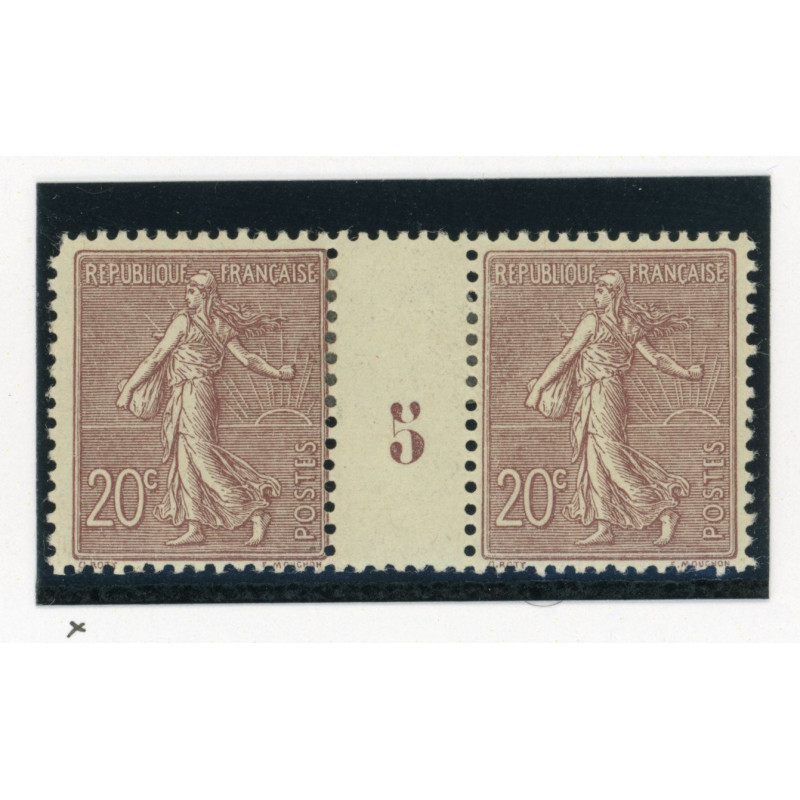 YT 131 - Neuf x - Millesime 5 - Cote 310