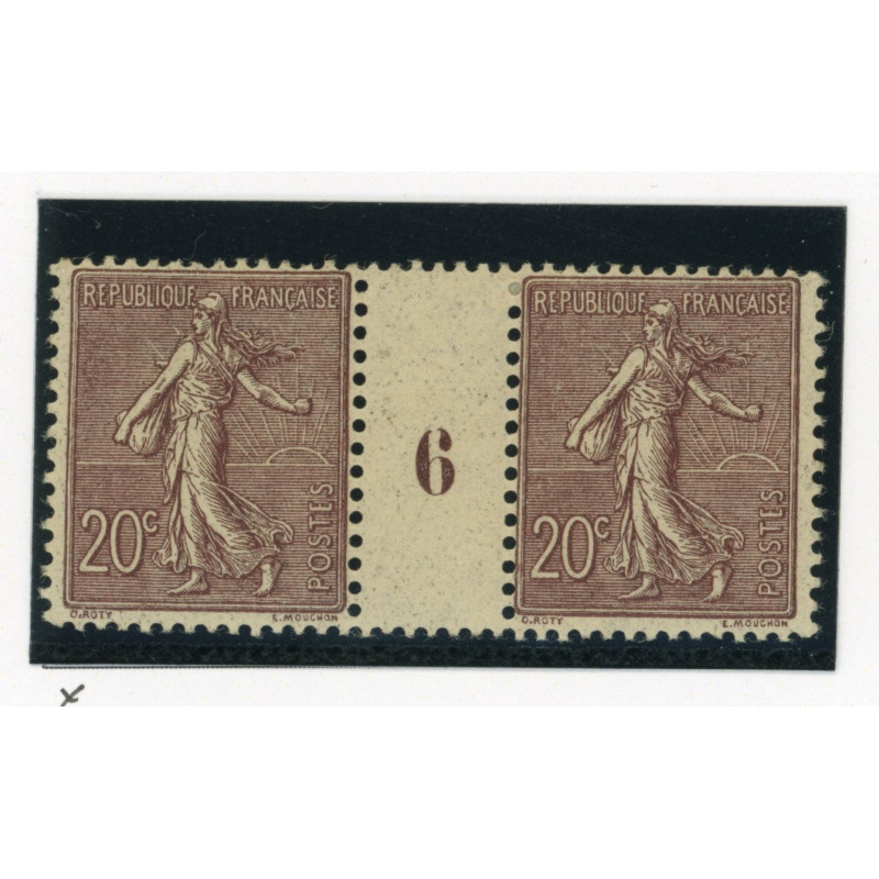 YT 131 - Neuf x - Millesime 6 - Cote 280