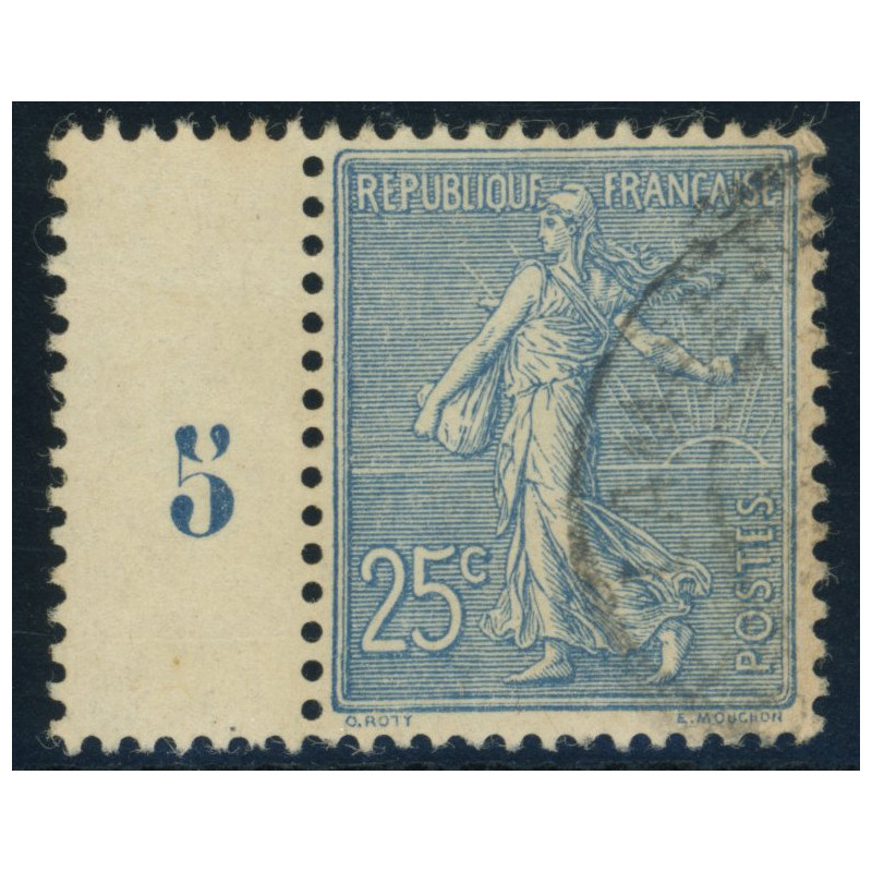 YT 132 - Oblitere - Millesime 5 - Cote 350