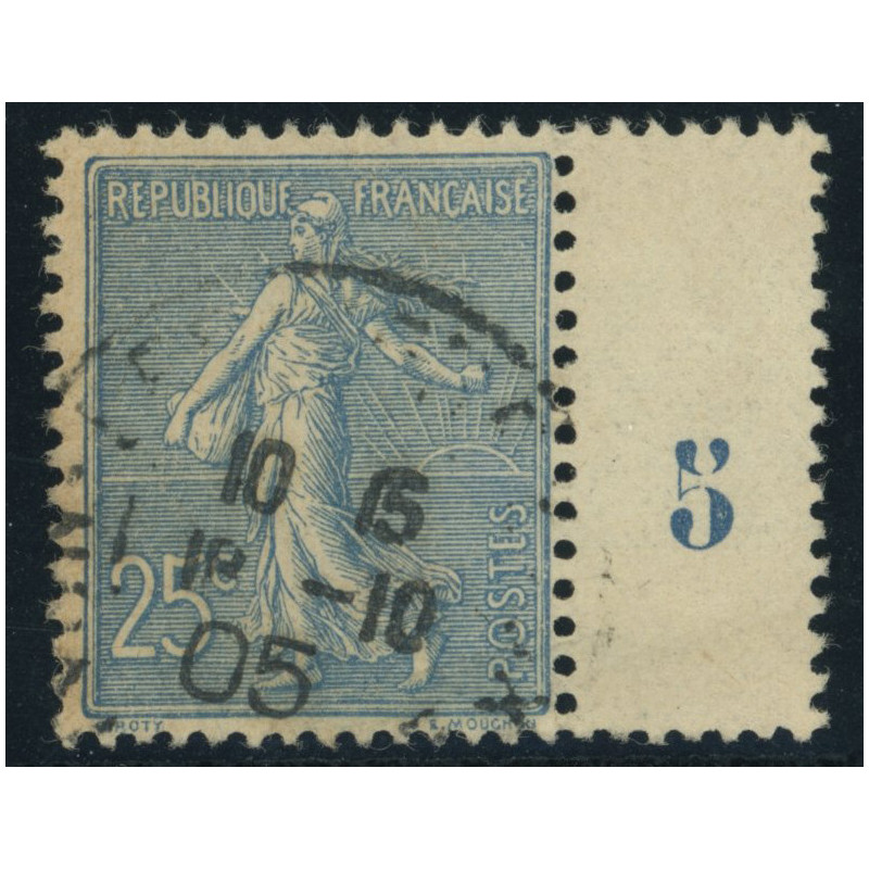 YT 132 - Oblitere - Millesime 5 - Cote 350