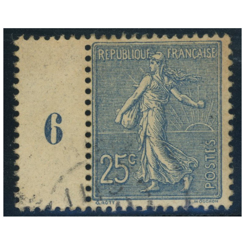 YT 132 - Oblitere - Millesime 6 - Cote 290