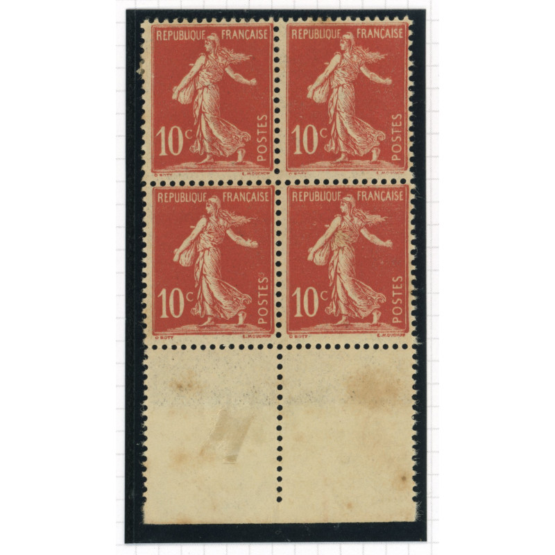 YT 134 - Neuf x - Bloc de 4