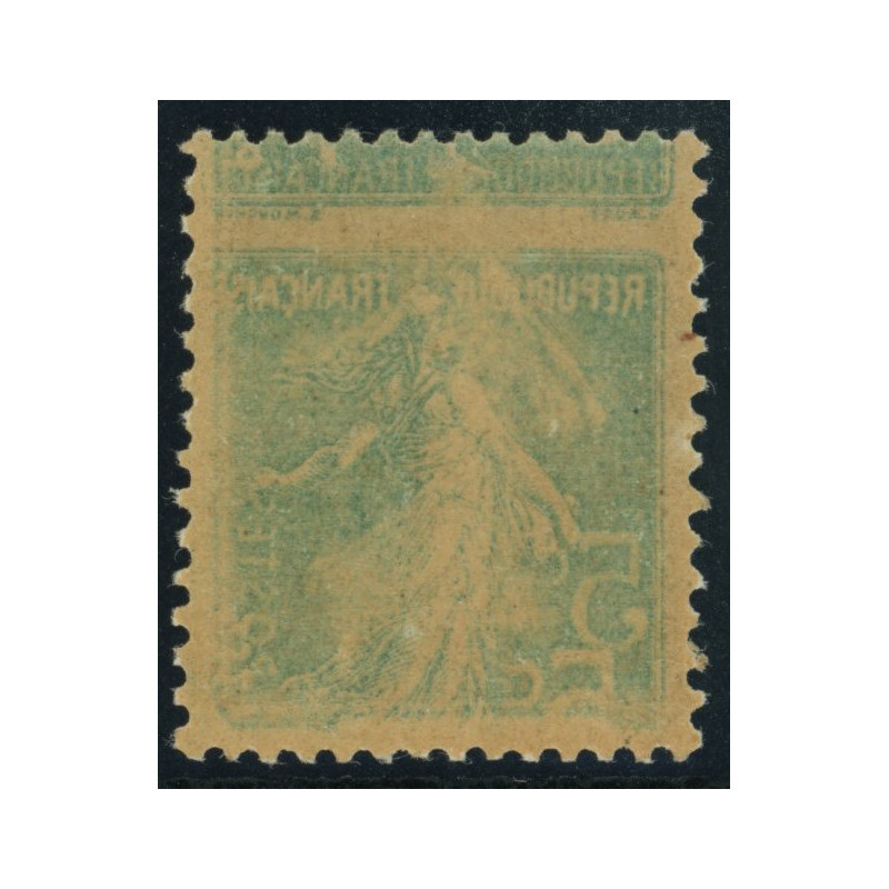 YT 137 - Neuf xx - Variete - Impression Recto Verso