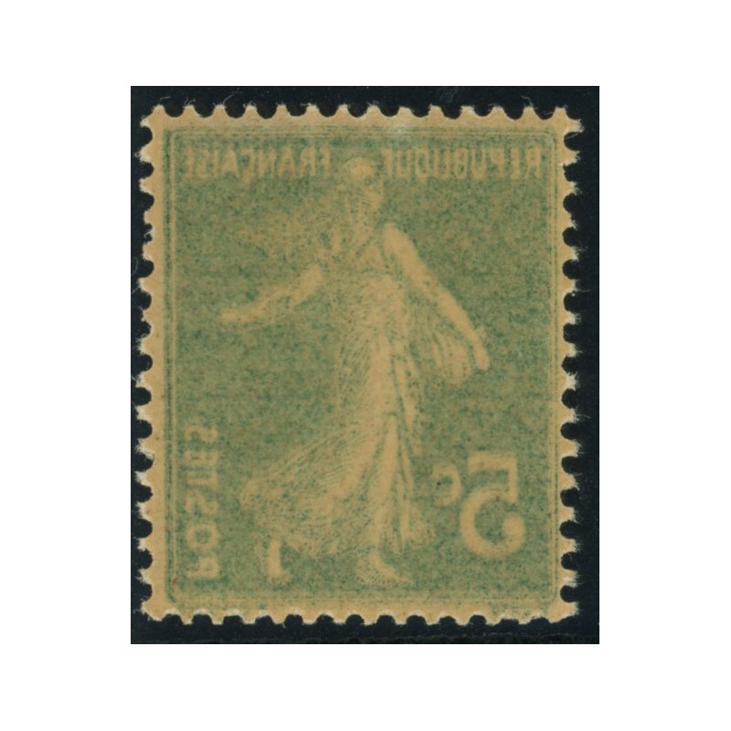 YT 137 - Neuf xx - Variete - Impression Recto Verso