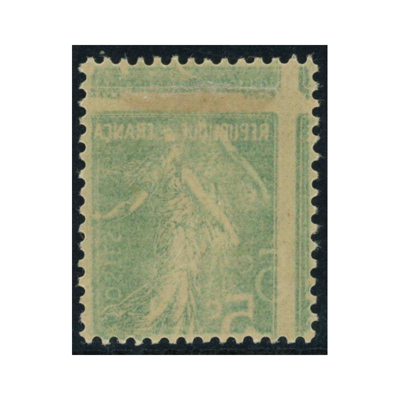 YT 137 - Neuf xx - Variete - Impression Recto Verso