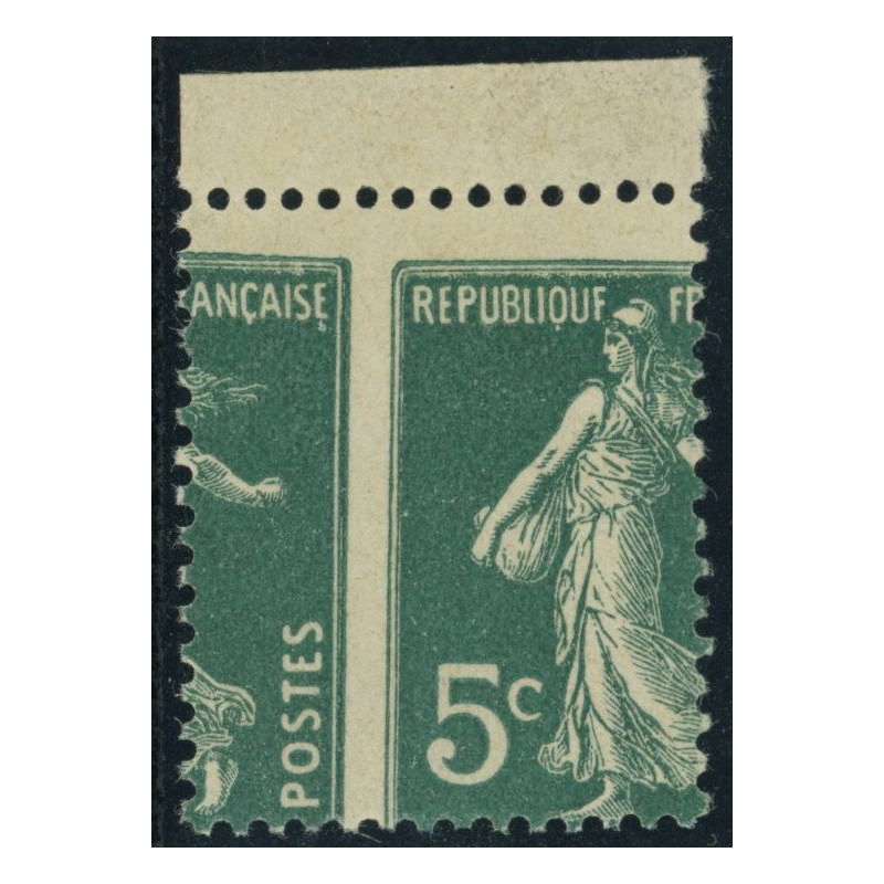 YT 137 - Neuf xx - Variete - Impression a Cheval