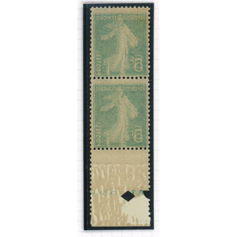 YT 137 - Neuf xx - Variete - Impression Recto Verso - Paire