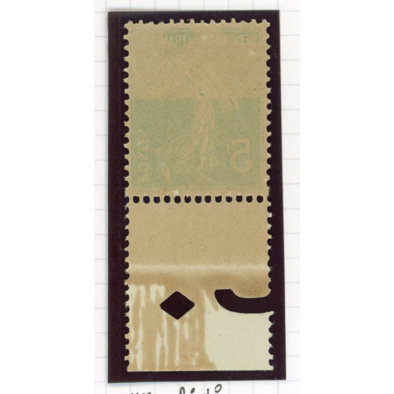 YT 137 - Neuf xx - Variete - Impression Recto Verso