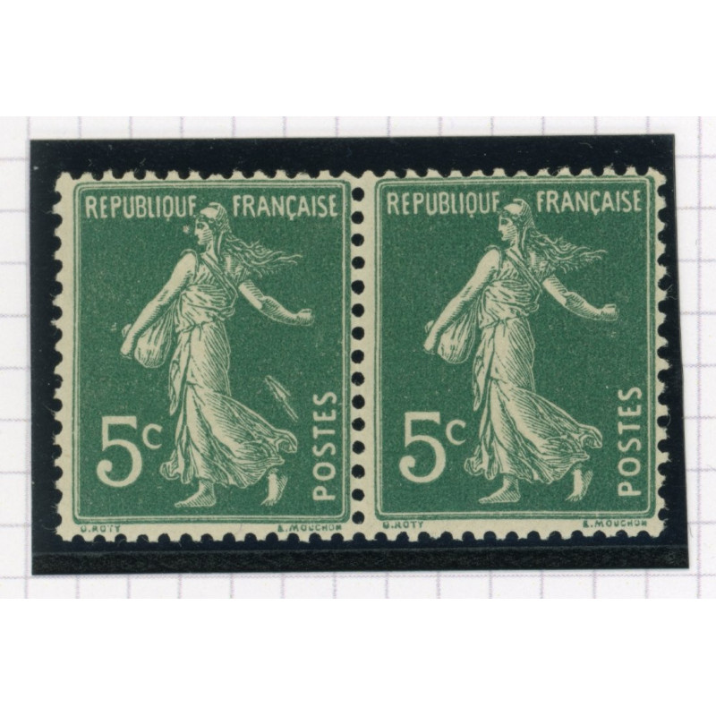 YT 137 - Neuf x - Variete - Chenille