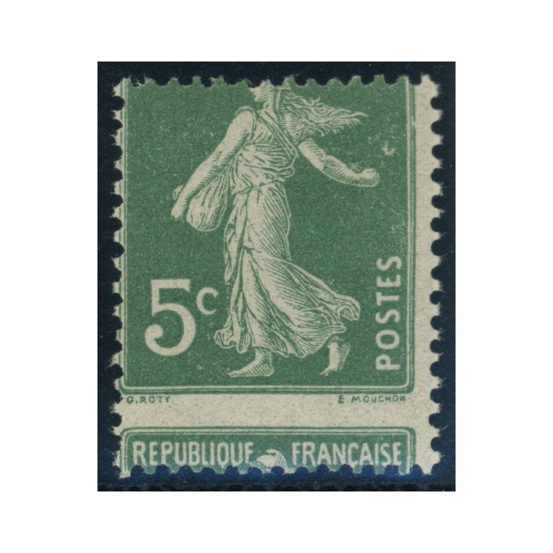 YT 137 - Neuf xx - Variete - Impression a Cheval