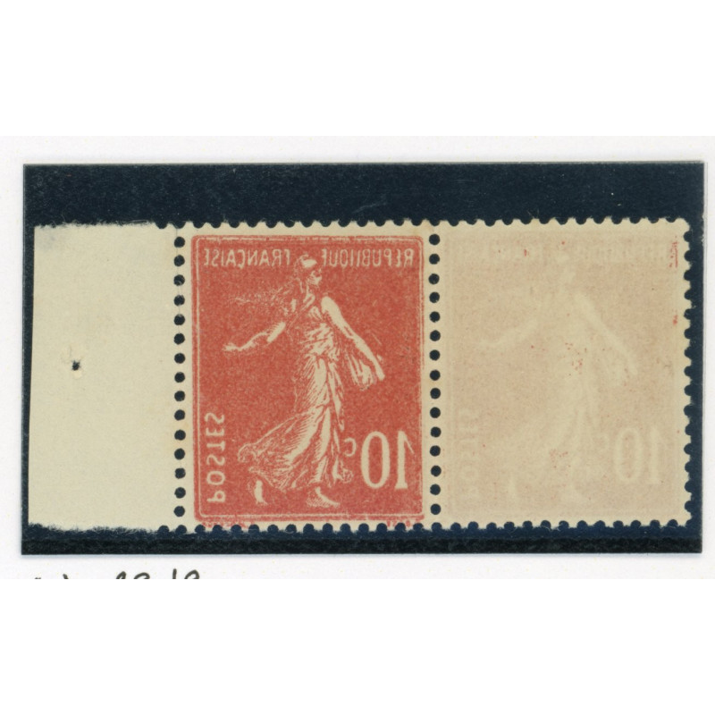 YT 138 - Neuf (x) - Variete - Impression Recto Verso