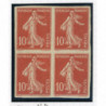 YT 138 - Neuf xx - Non dentele - Bloc de 4