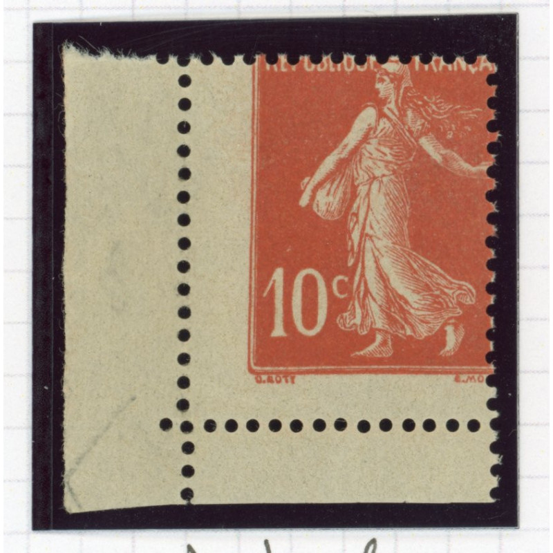 YT 138 - Neuf xx - Variete - Impression a Cheval