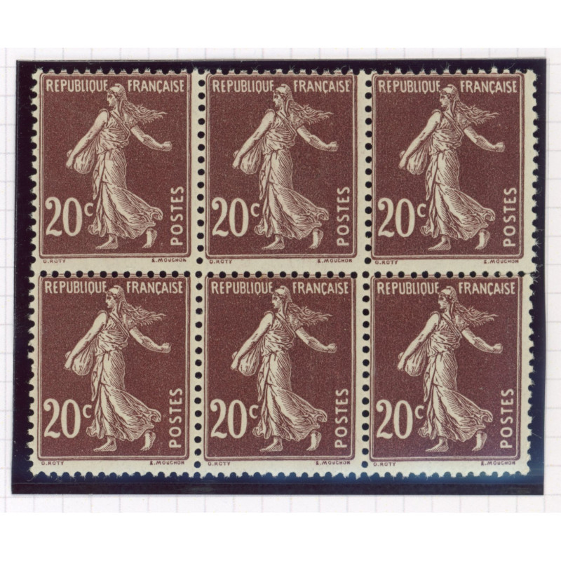 YT 139 - Neuf xx - Bloc de 6