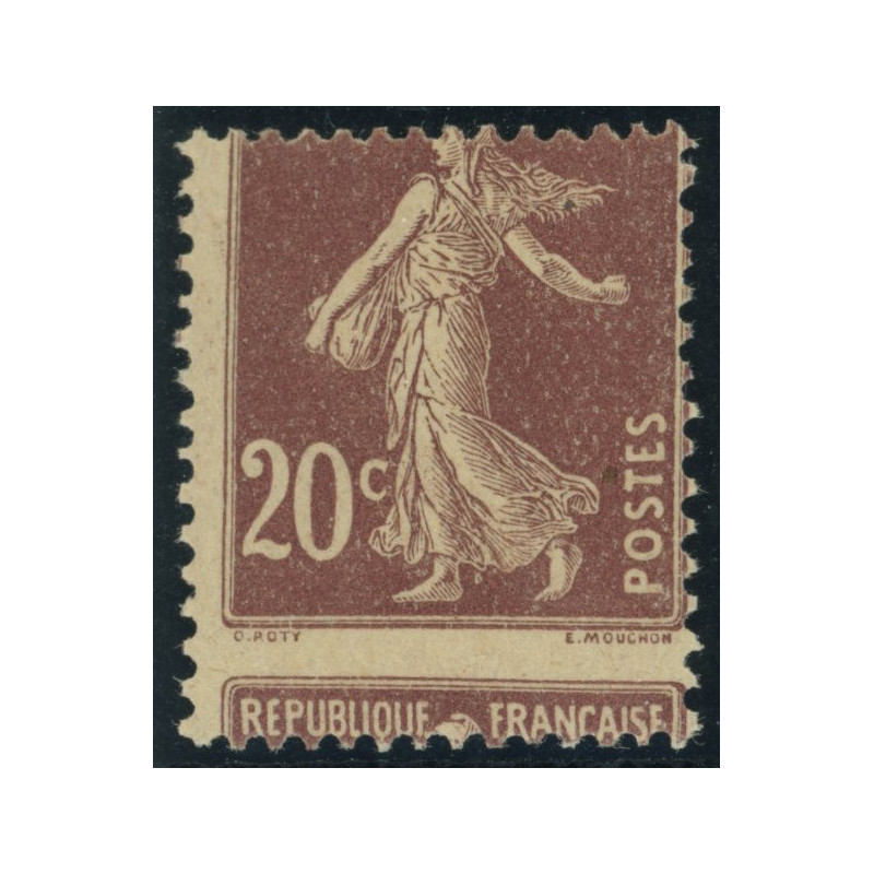 YT 139 - Neuf x - Variete - Impression a Cheval