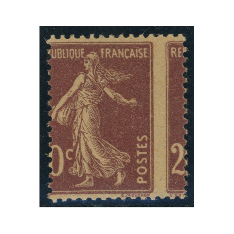 YT 139 - Neuf xx - Variete - Impression a Cheval