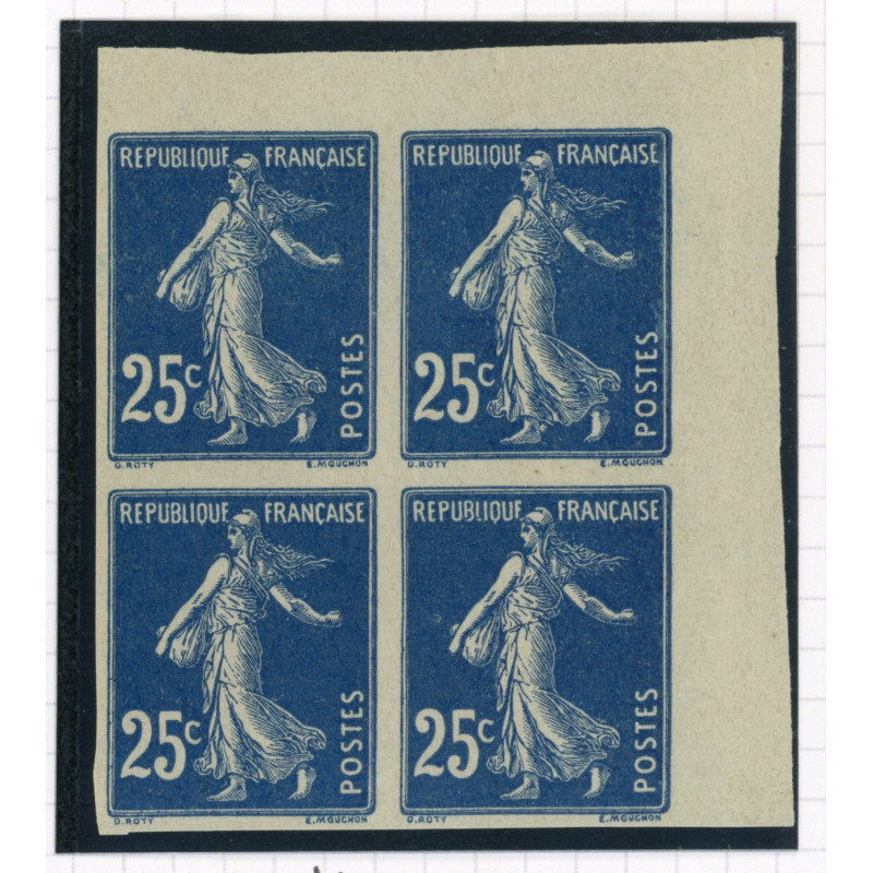 YT 140 - Neuf xx - Non dentele - Bloc de 4