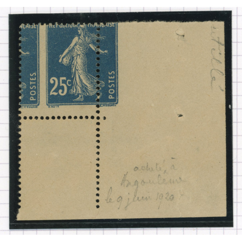 YT 140 - Neuf xx - Variete - Impression a Cheval