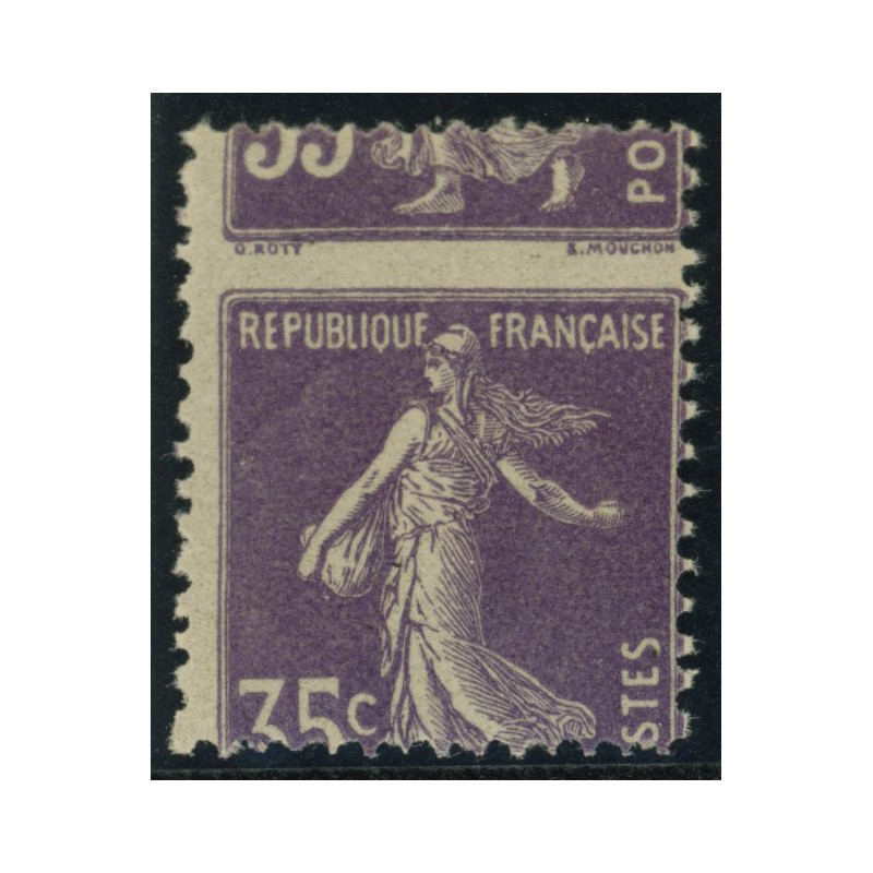 YT 142 - Neuf xx - Variete - Impression a Cheval