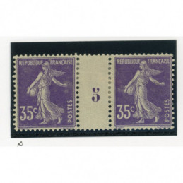 YT 142 - Neuf x - Millesime 5