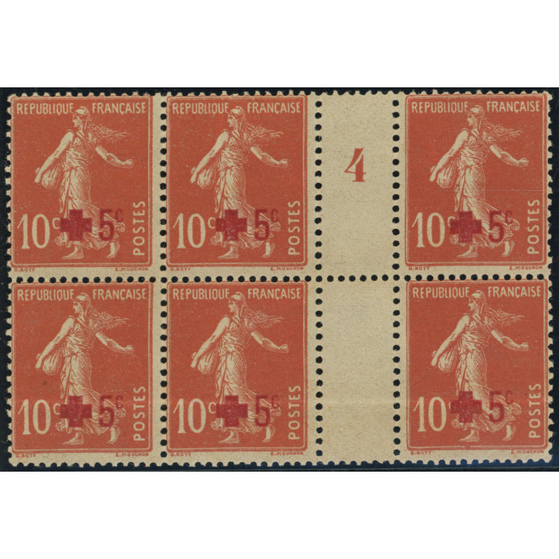 YT 146 - Neuf x - Millesime 4 - Bloc de 6