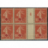 YT 146 - Neuf x - Millesime 4 - Bloc de 6